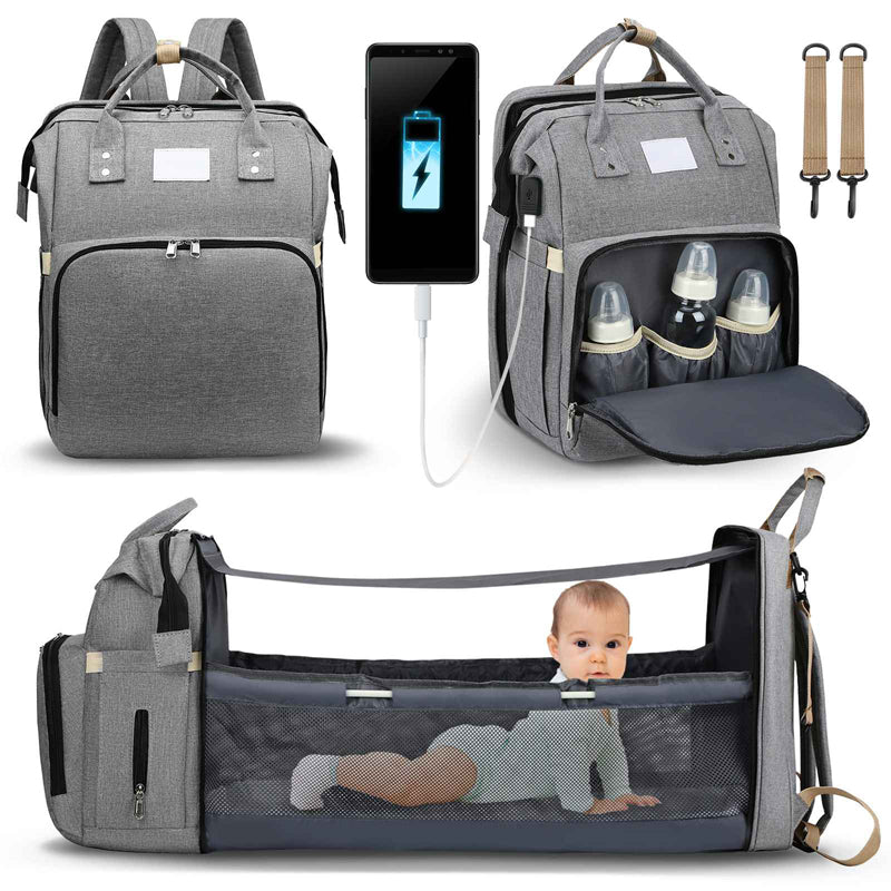 Diaper Bag with Portable Baby Bed: Ultimate Parenting Convenience